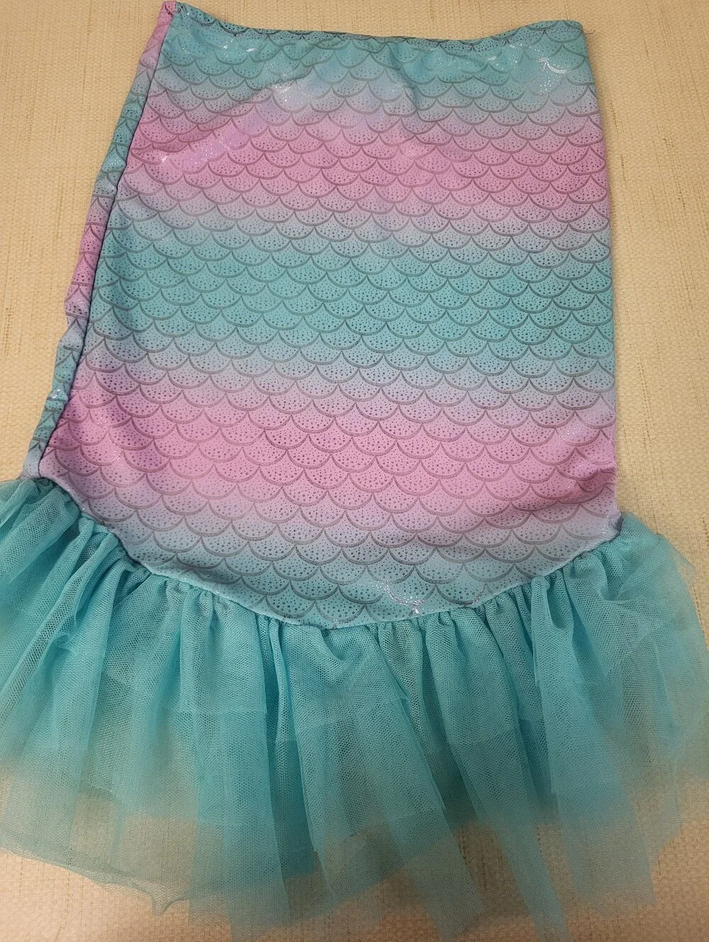 Girls Mermaid Tail Swim Bottoms Sz 6x